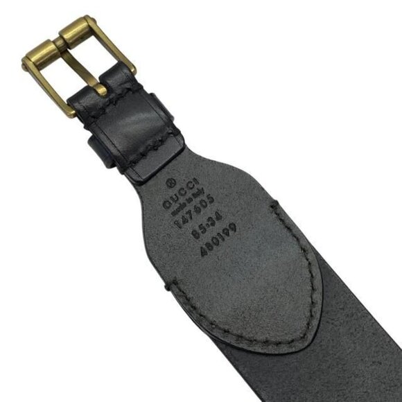 Gucci Belt Accessories Small Leather Black main image 7